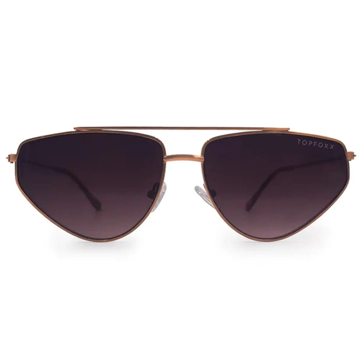 Hasta La Vista - Dark Purple Sunglasses with Round Shape and Stylish Design