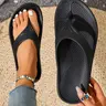 Women's Cloud Feel Supportive Sandals with Arch Support, Comfortable Thick Sole Slip-Ons, Non-Slip EVA Bottom, Ideal for Summer Beach & Pool, EVA Footwear, EVA Sandals Slipper