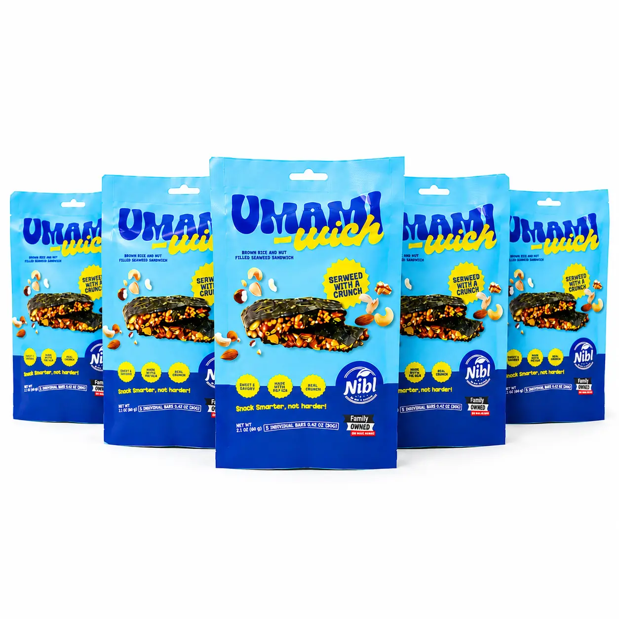 5 bags of  Umami wich  - seaweed sandwiches 2.1 Oz
