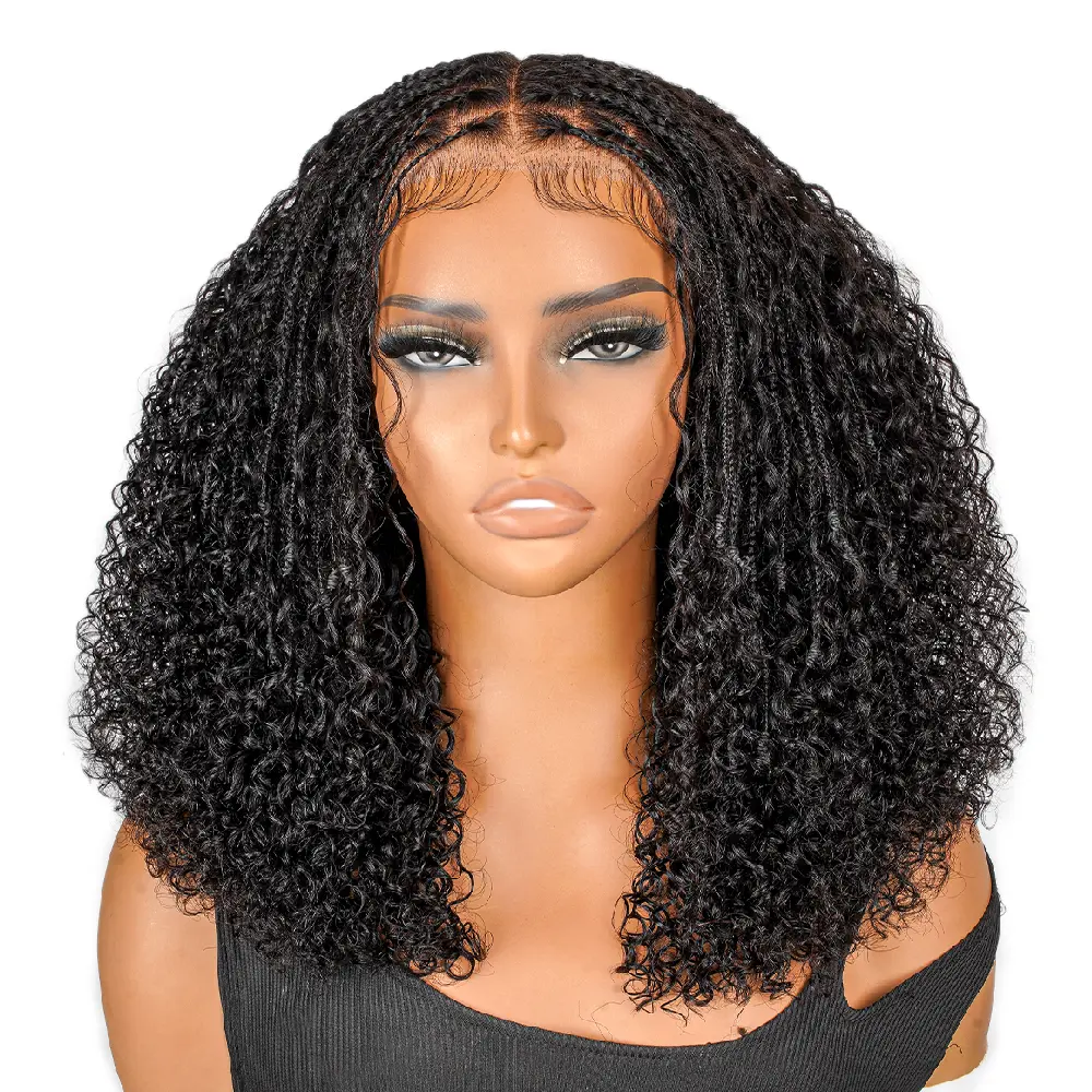 SuperNova 14-20Inch Real Human Hair Curly Wig - 13x6 Lace Front, Glueless & Pre-Plucked Natural Hairline, Soft and Tangle-Free, Perfect for Daily Wear and Protective Styles, Premium Quality Human Hair Wig for a Realistic Look #SummerVibes