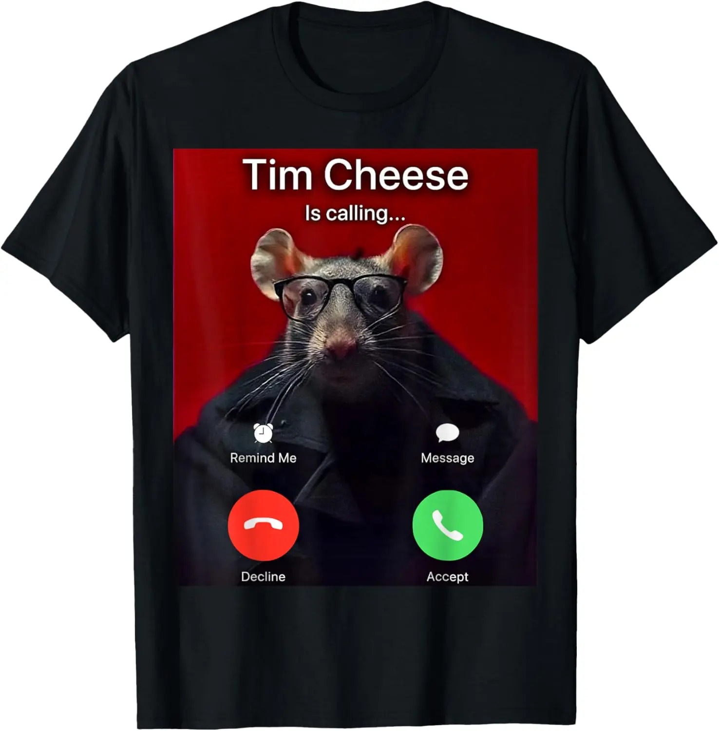 Tim Cheese meme T-Shirt Pure Cotton Graphic Tees Menswear Top: Gifts for Men & Women