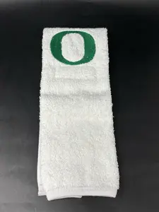 Oregon Ducks White Football College Game Towel Football Cotton New