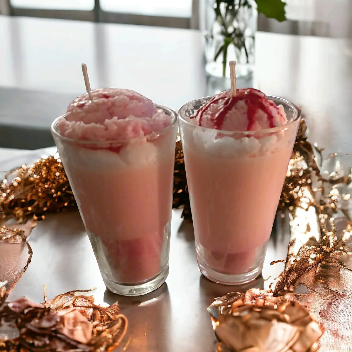 Strawberry Milkshake Candle
