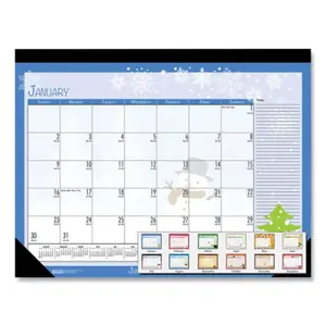 House of Doolittle  Seasonal Desk Pad Calendar - Small