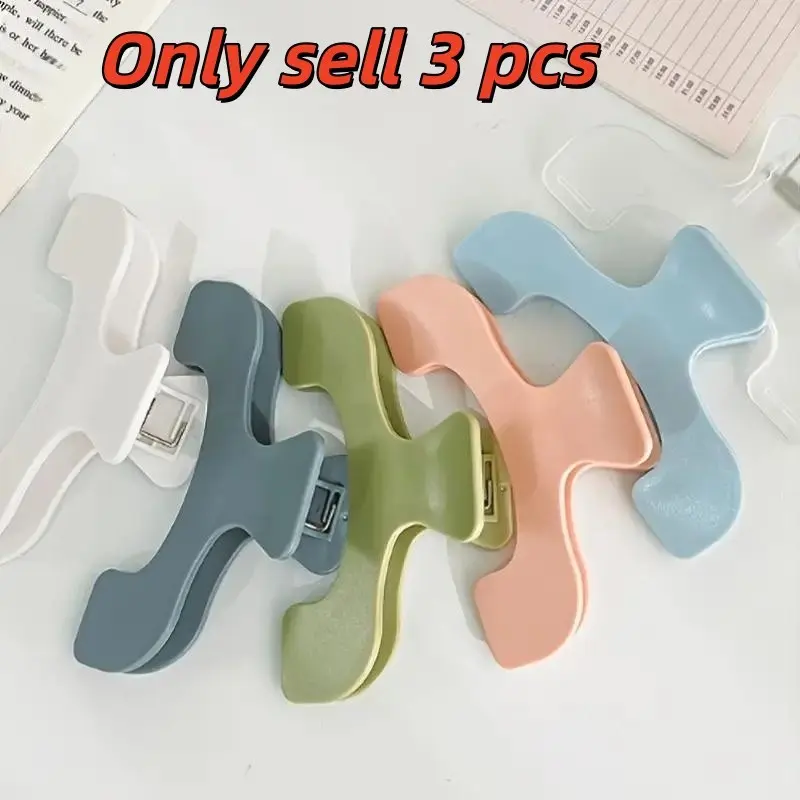 2 Transparent Multi-Color Book Page Clips, Durable Office Study Reading Bookmark Clips, Essential Study Aid Back-To-School Accessories, Office Supplies