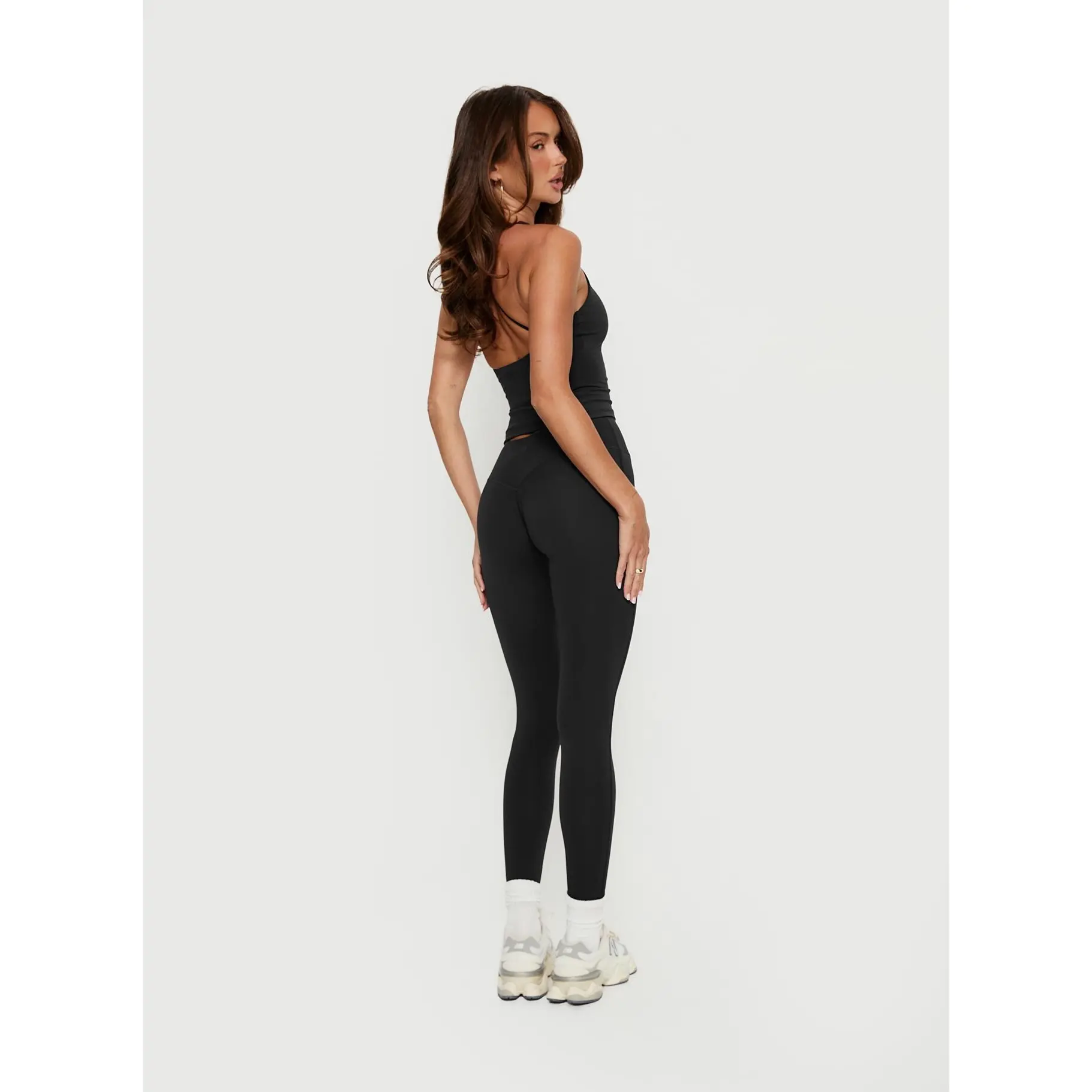 Stride Active Invisible Scrunch Leggings Black