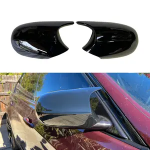 Gloss Black M-Style Mirror Covers For BMW E90/E92 LCI