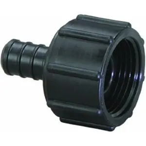 Viega 50023 PureFlow Zero Lead Poly Alloy PEX Crimp Port Adapter with 3/8-Inch by 1/2-Inch Crimp x Manabloc Port, 6-Pack