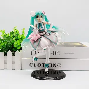 IN STOCK 22cm HATSUNE MIKU Figure Melty Sugar HATSUNE MIKU Candy Shining Figure Collection Ko Model Toy Gift