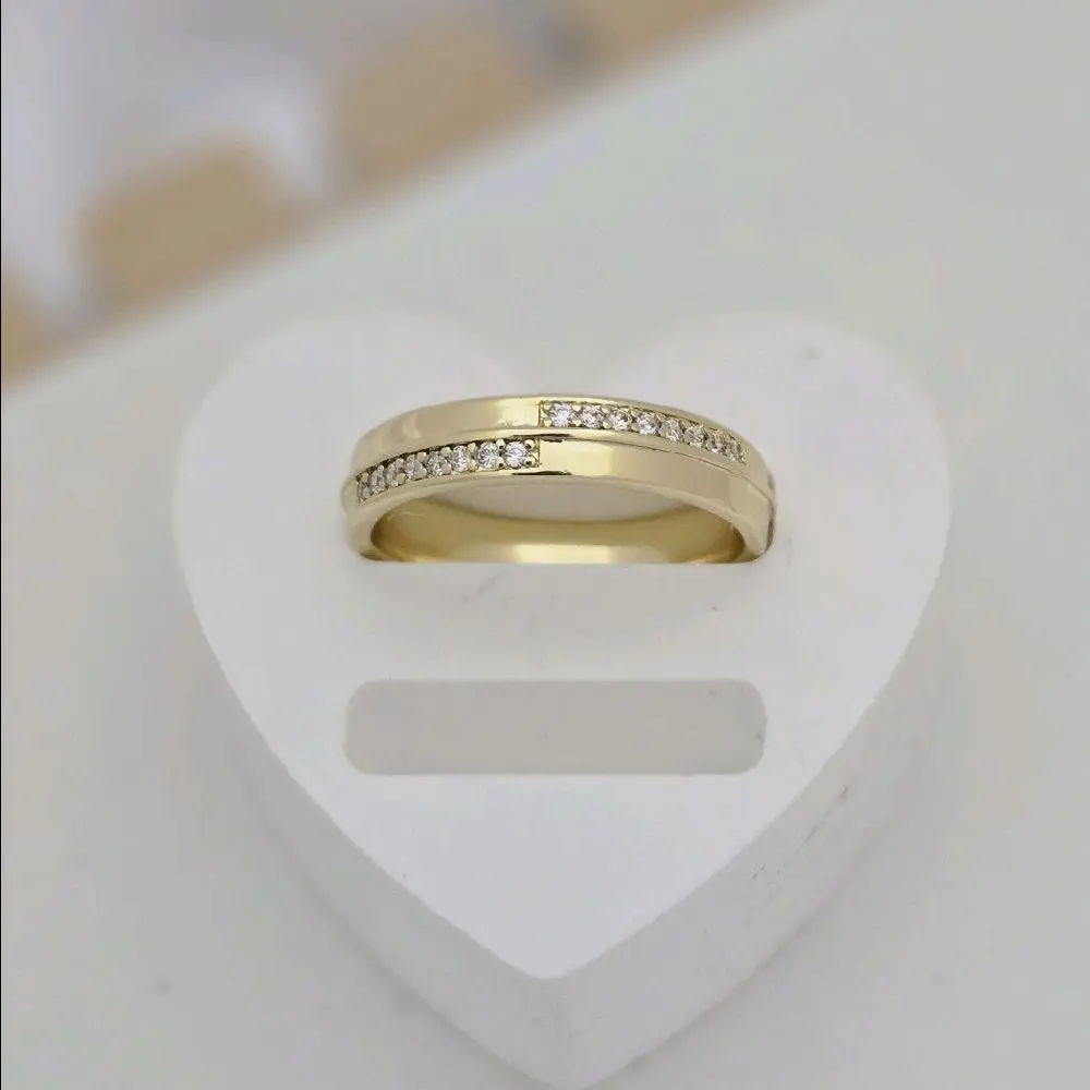 anillo 897 gold plated unisex anillo 897 gold plated unisex