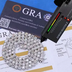 VVS Moissanite Tennis Chain