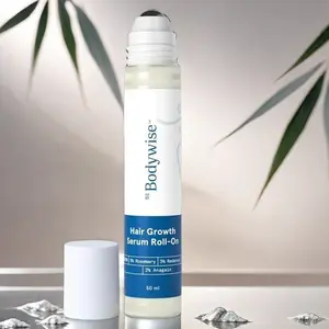 Be Bodywise Advanced Hair Density Roll-On Serum 25ml | Natural Ingredients (Saw Palmetto/Rosemary) | Fight Hair Fall for Men & Women