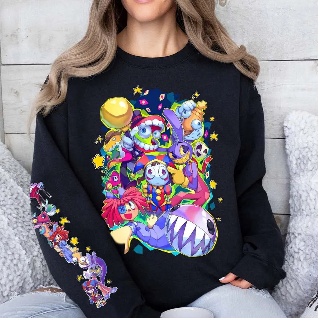 TADC Fan Gift, Circus Characters Shirts, Circus Theme Sweatshirt Hoodie, Cartoon Gift Birthday for Boy Girl, bT045eUd