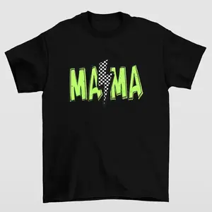 Retro Neon Mama Shirt Mothers Day Gift From Daughter for Mom Mama Tshirt For Birthday For Her Baby Shower Christmas