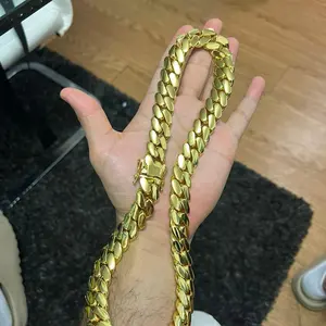 15mm  gold bonded cuban set