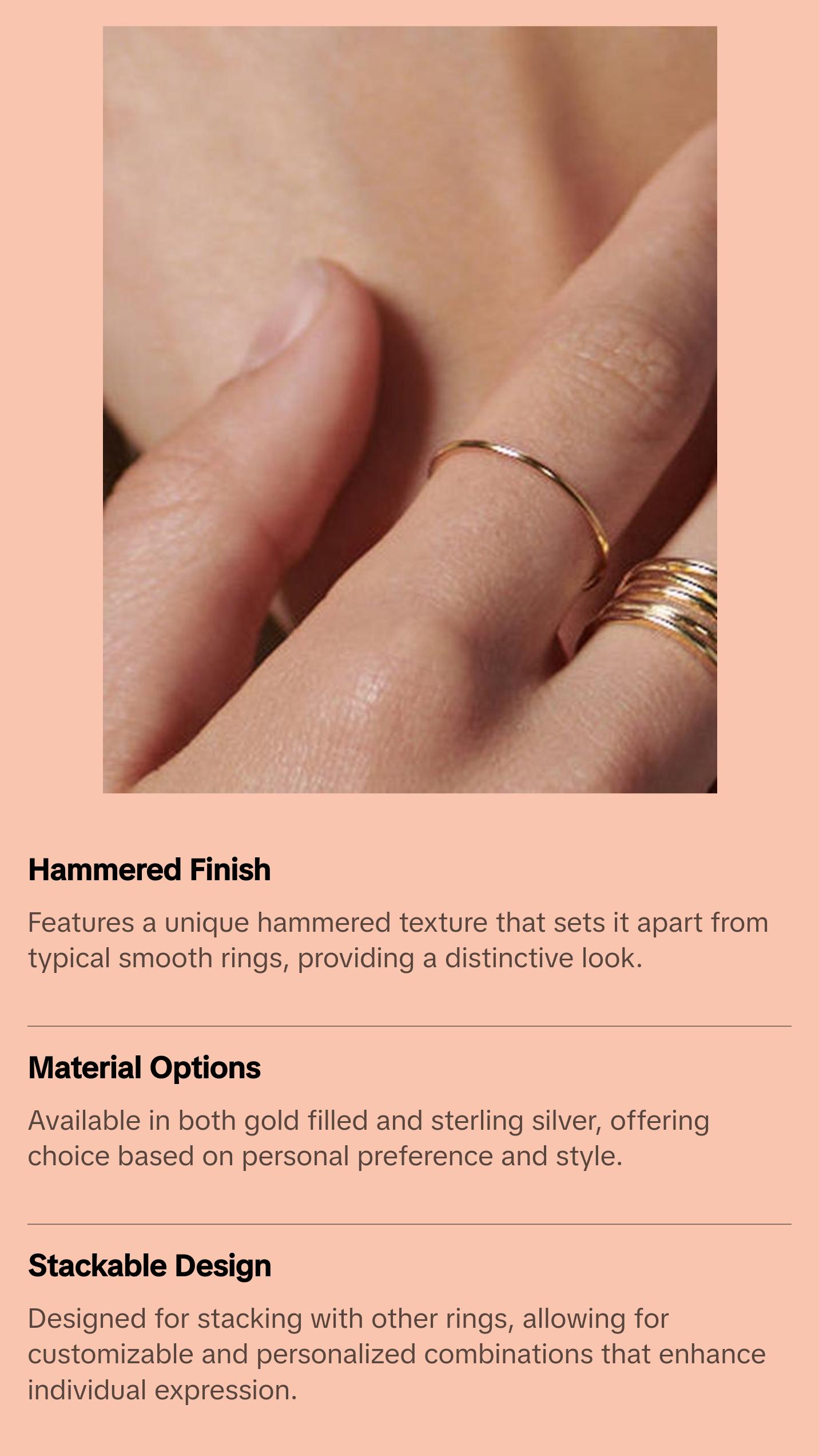 Dainty Stacking Ring