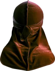 Premium Brown Coffee Velvet Durag