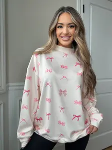 Tilly Oversized Bow Mockneck Crew