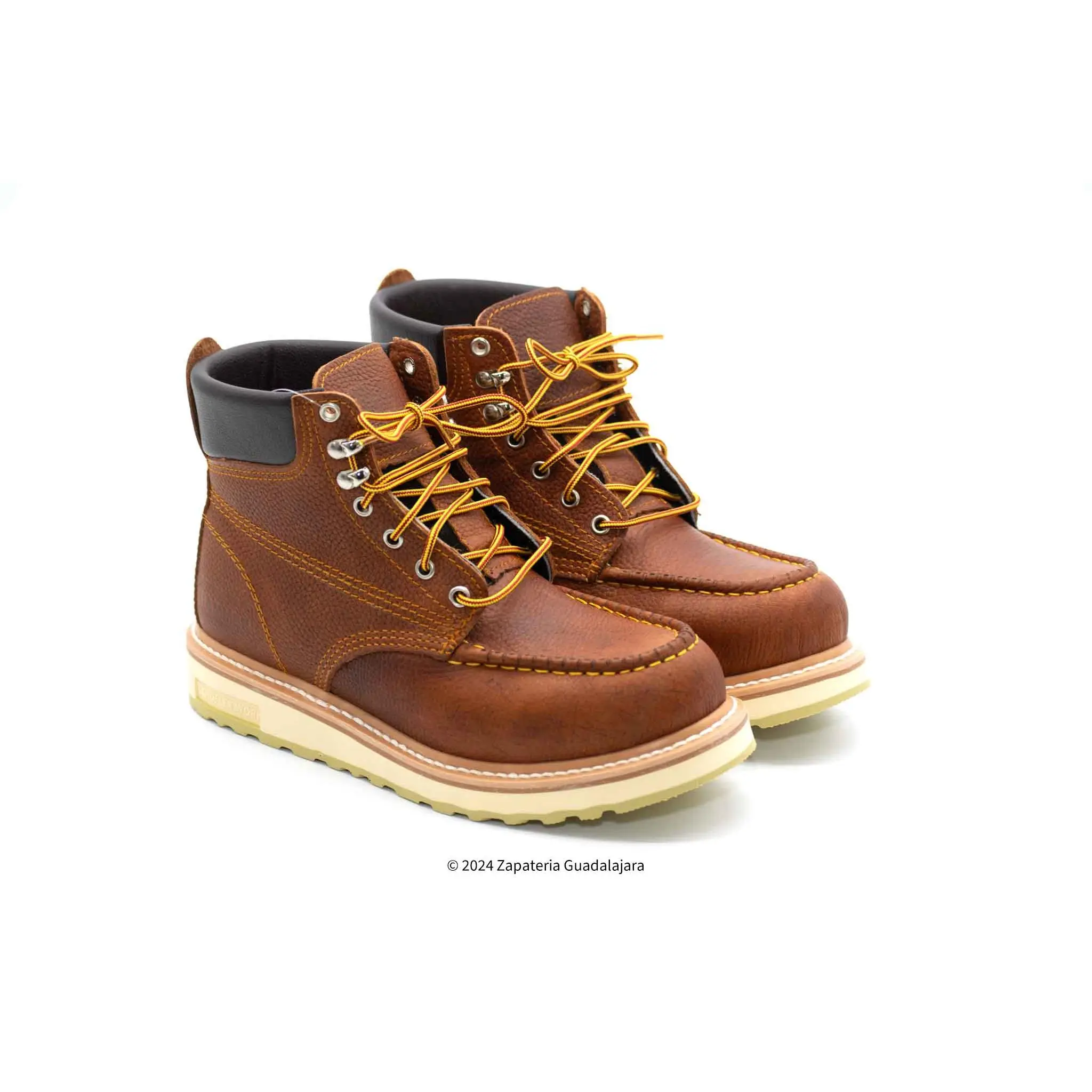 ACM613 6" SOFT TOE DOUBLE DENSITY SOLE ROBLE  Footwear Comfort Boot