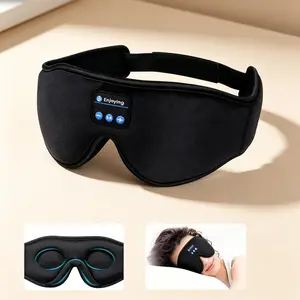 Integrated Sleep Mask with Wireless Music and Microphone, Smart Sleep Mask, Noise-Blocking Design, Ideal for Better Sleep, Relaxation, and Hands-Free Calls