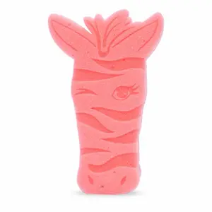 Pink Zebra Double Sided Kitchen Sponge Soft & Abrasive for Efficient Cleaning