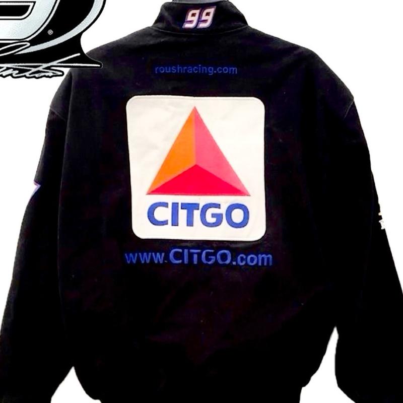 Jeff Burton Citgo NASCAR jacket Y2K