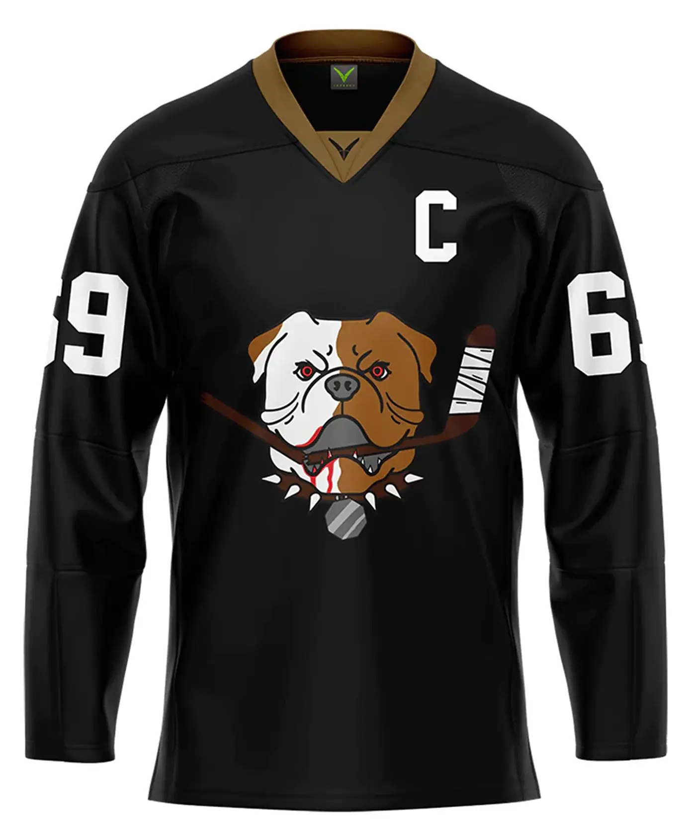 Official SHORESY Shore 69 Sudbury Blueberry Bulldogs PRO Jersey ALTERNATE