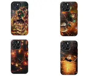 4 Styles Demon Slayer Infinity Castle Phone Case, Demon Slayer Phone Case For IPhone 11 12 13 14 15 16 Pro Max Plus X SE, Samsung S21 S22 S23 S24 S25  W4J