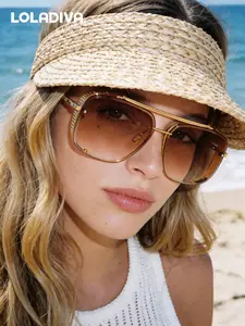 Unisex Plain Lightweight Durable Sunglasses, Trendy Casual Sunglasses for Everyday Use, Fashion Accessories for Outdoor Activities