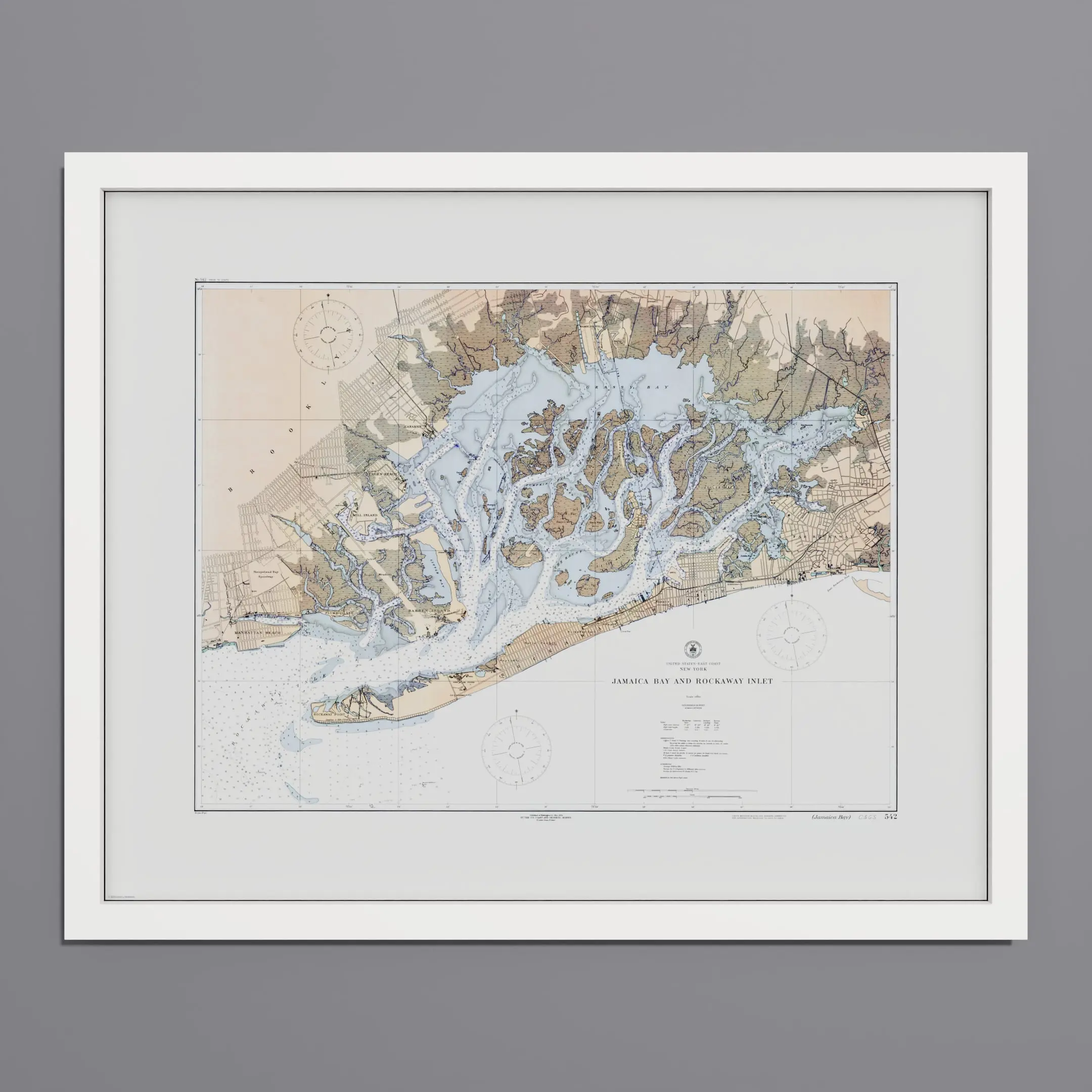 Jamaica Bay And Rockaway Inlet 1924