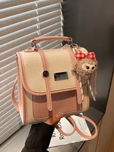 Women's Casual College Style Handbag & Backpack Set, Trendy Commuter Essentials, Perfect for Daily Use, Stylish Design