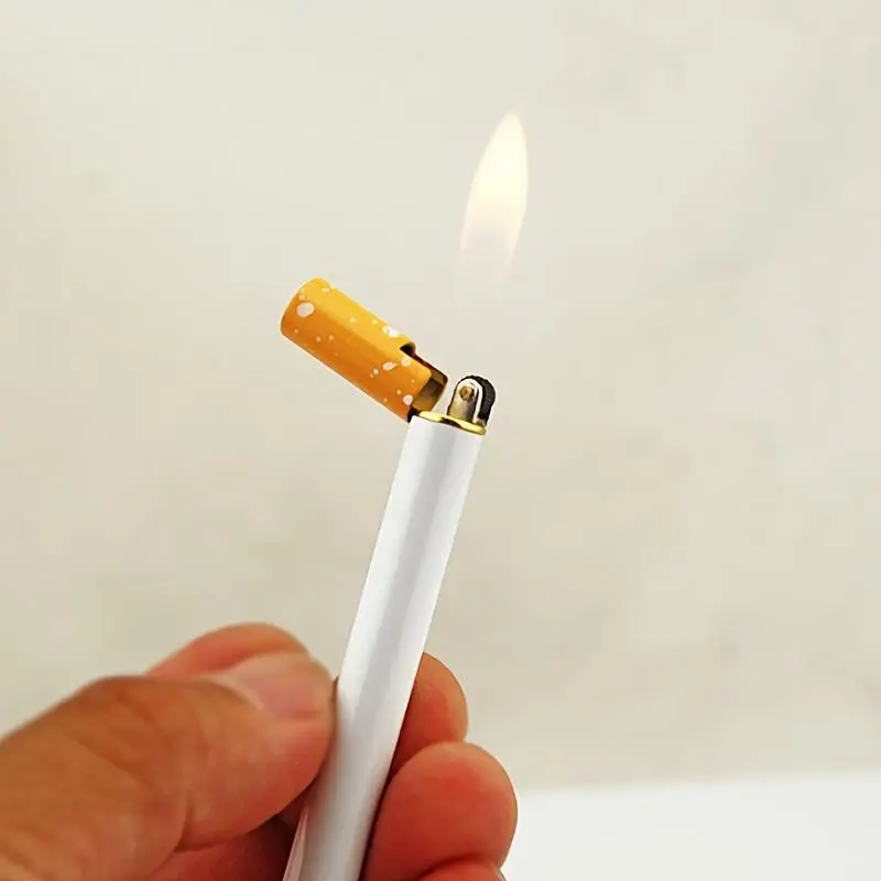 (No Fuel)GodFire Creative Butane Metal Lighter - Cool LighterRefillable Butane Lighter, Mini - Lighters, for OutdoorCamping, Baking & Hiking, Gifting, Men And Women PopLighter
