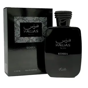 RASASI Hawas Kobra for Men Eau de Parfum Spray 3.4 Oz Cologne Perfume Fragrance Fresh Spicy Citrus Woody