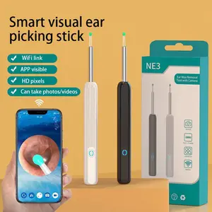 Ear Wax Removal Tool With Camera, 1 Set Portable Type-C Rechargeable Ear Cleaner, Waterproof Endoscope Ear Cleaning Tool