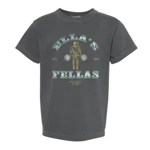 Youth Ellaa Fellass Tee, Ellaaa Fellas Graphic Shirt, Vintage 90s Country Music Shirt