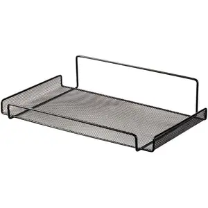 Wall Mount Router Shelf - No Drill WiFi Router & TV Set Top Box Storage Rack| Home Wall Organizer for Bathroom, Office, Living Room