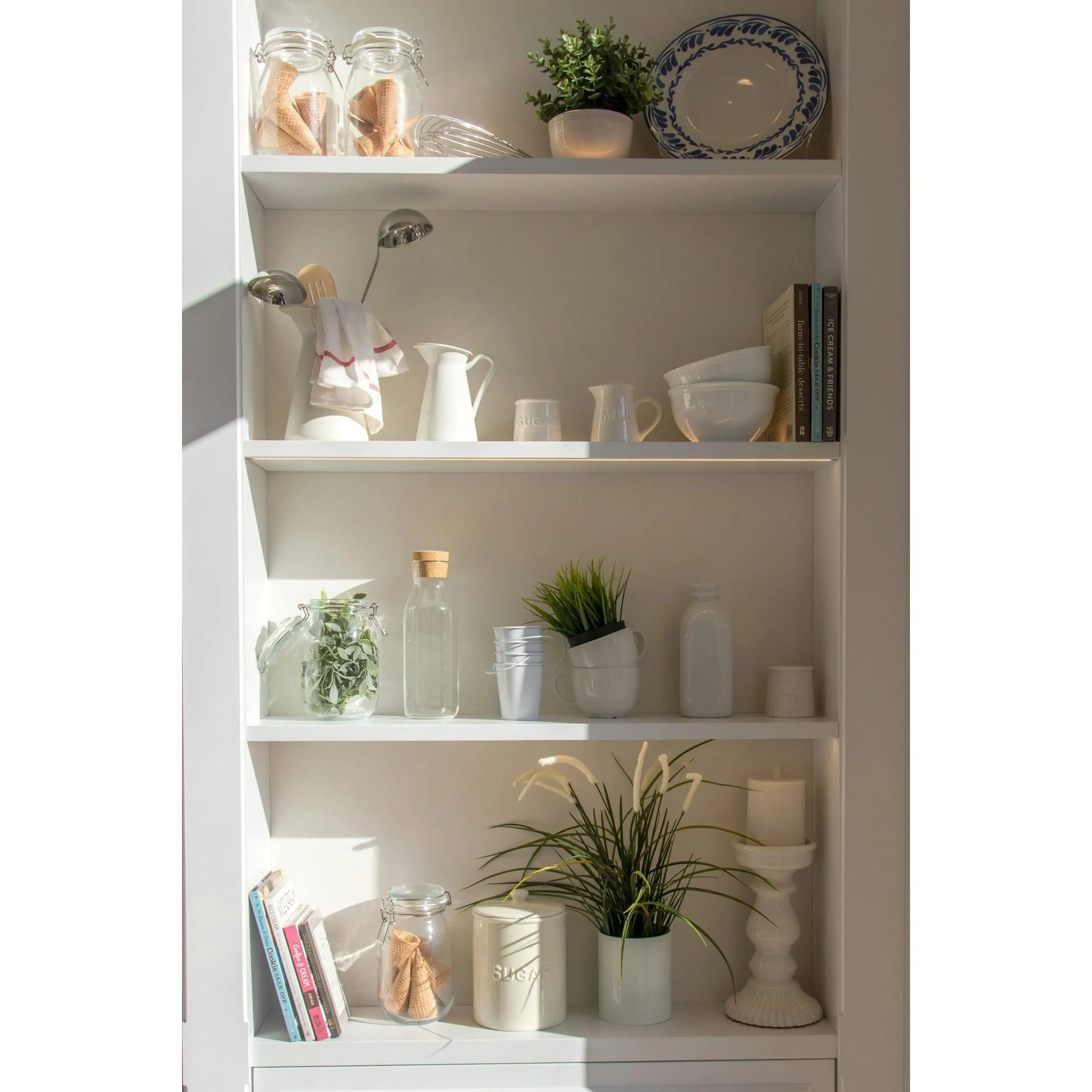 Custom 3/4" Thick White Melamine Shelf Cut to Size | Kitchen, Bath, Closet & More