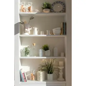 Custom 3/4" Thick White Melamine Shelf Cut to Size | Kitchen, Bath, Closet & More