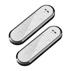4Pcs Car LED Door Lights RGB Led Wireless Door Warning Lights USB Welcome Door Sill Projector Magnetic Auto Ambient Lamp Puddle