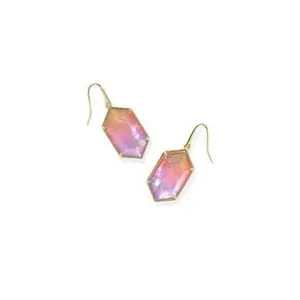Kendra Scott Hallie Drop Gold Sunrise Earrings