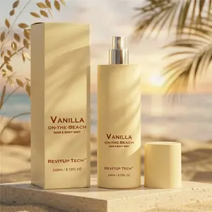 Vanilla Beach Fragrance Mist, Tropical Vacation Scent, Long-lasting Freshness, Your Daily Portable Summer Escape in a Bottle