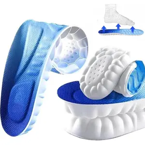 4D Cloud Soles Memory Foam Shoe Inserts,Support Shock Absorption Cushioning Sports Comfort Inserts, Breathable Shoe Inner Soles for Running,Walking,Hiking etc.