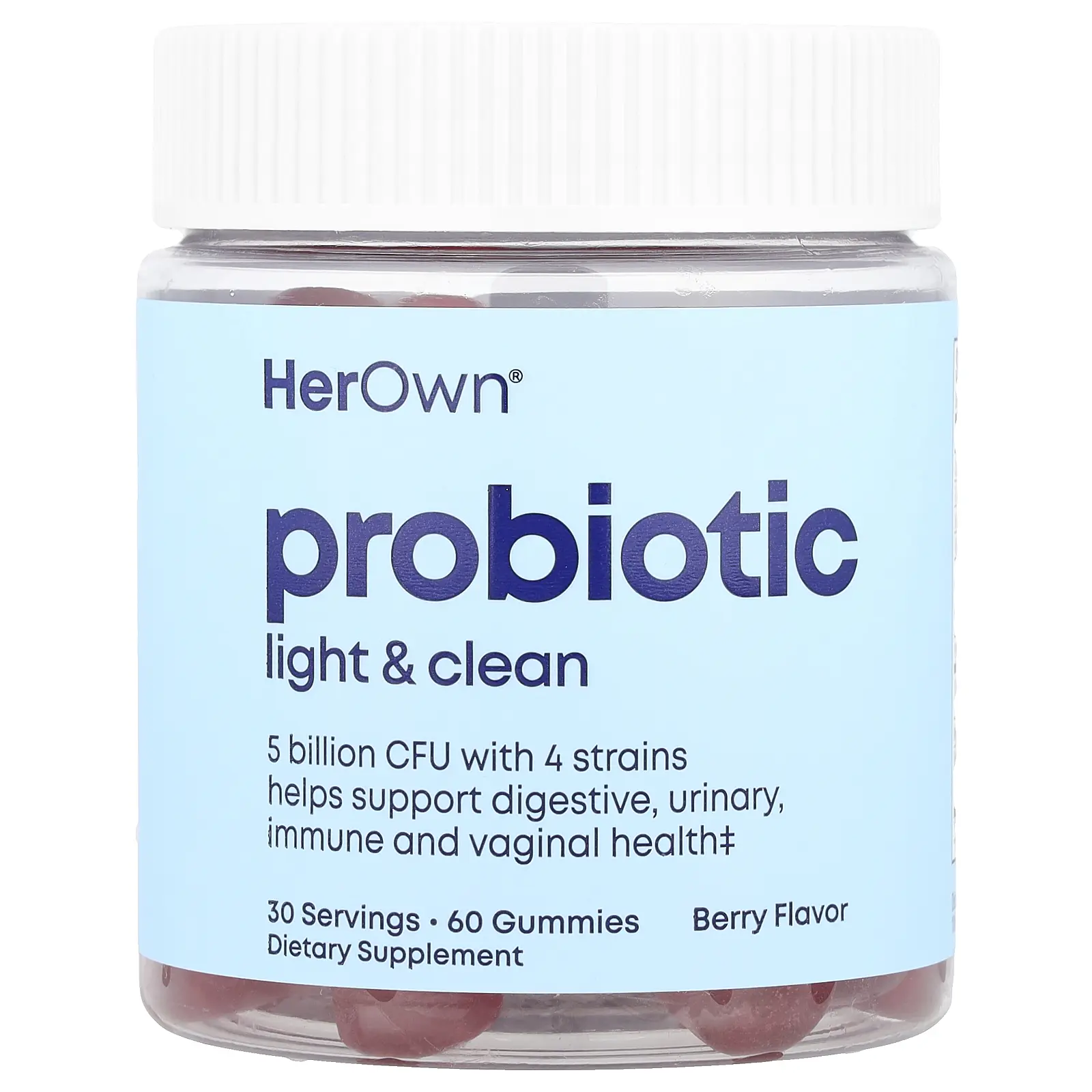 Her Own Probiotic Gummies, Berry, 60 Gummies