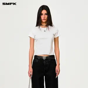 COMPASS Metal Rock Silm-fit Tee Alpine White