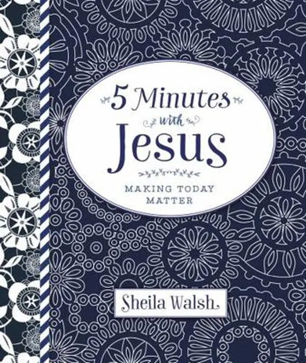 USED Book - 5 Minutes with Jesus: Quick Daily Devotions for Busy Lives (a 50-Day Devotional) by Walsh, Sheila (Hardcover) - english