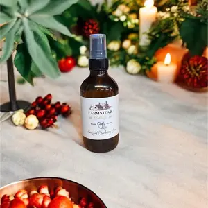 Farmstead Homestead Cranberry Jam Room Spray - Scented Freshener with Cranberry Flavor and Fragrance