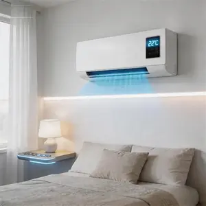 Silent Wall Fan, Space Saving Air Circulator, Ultra Quiet Bedroom & Living Room Fan, Year-Round Indoor Airflow, Compact Household Comfort Fan