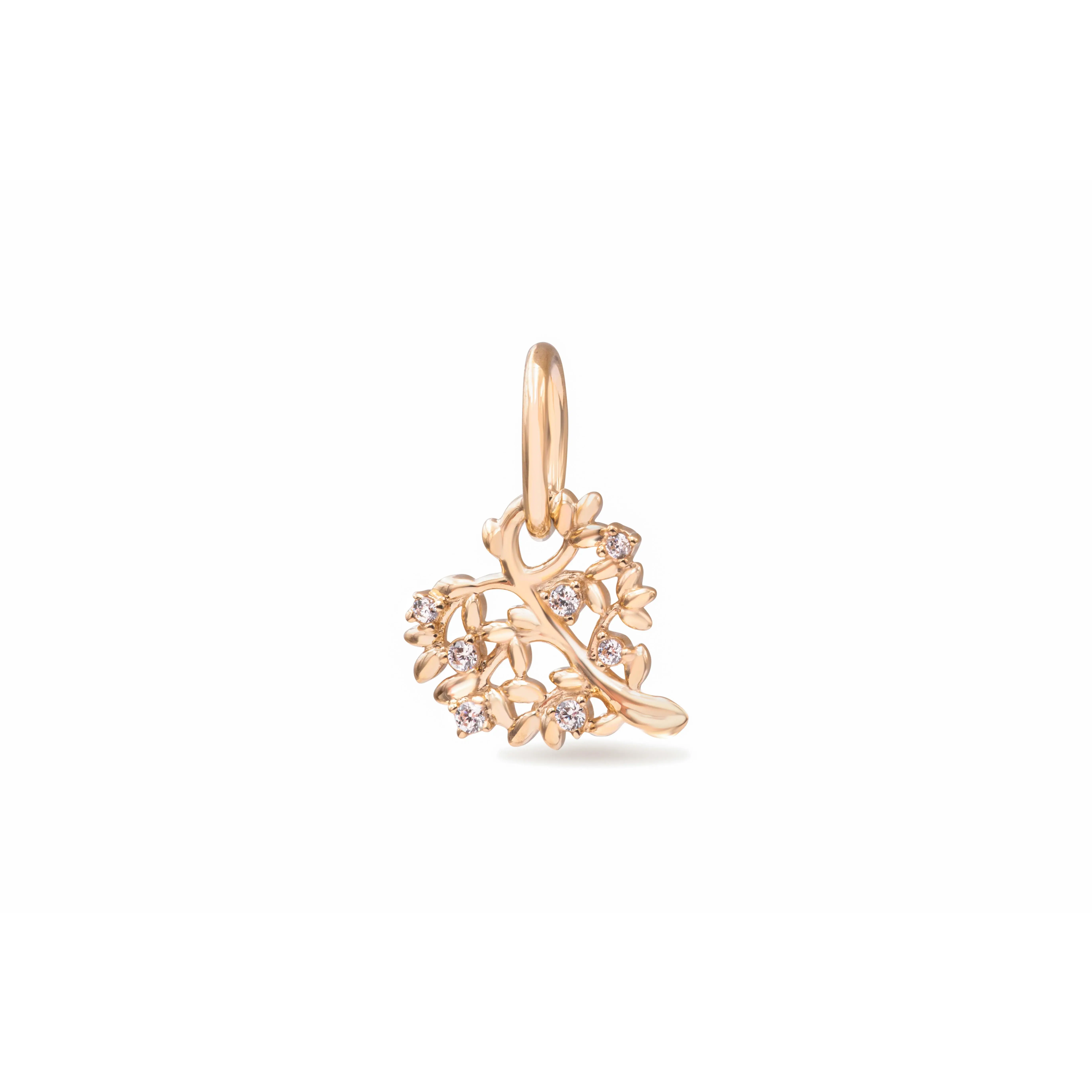 Pandora Sparkling Heart & Family Tree Dangle Charm 752604C01