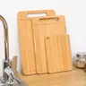Durable Bamboo Cutting Board for Kitchen, Cooking Cutting Board, Single-Sided Deep Juice Groove, Wide Handle, Ideal for Meat, Vegetables, Fruits, Bamboo Chopping Boards, Wooden Cutting Boards