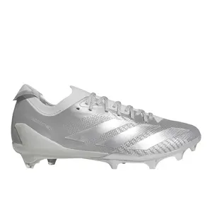 adidas Mens Adizero Electric+ Football Sneakers Shoes - Silver adidas Mens Adizero Electric+ Football Sneakers Shoes - Silver